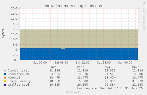 Virtual memory usage